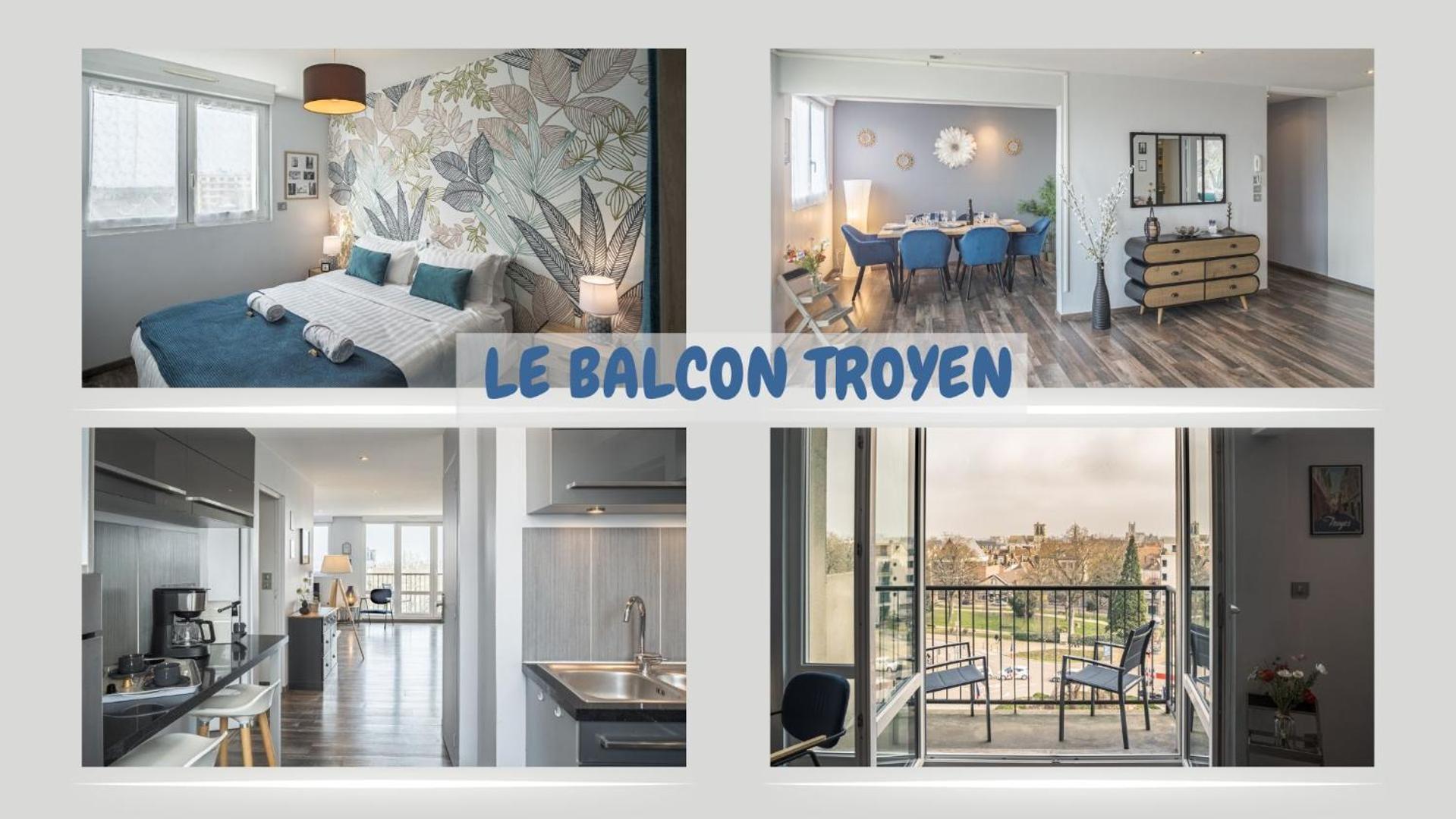 Le Balcon Troyen - Proche Hypercentre - 4 Pers. Apartment Troyes Bagian luar foto